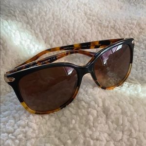 Black Tortoise Coach polarized Sunglassed